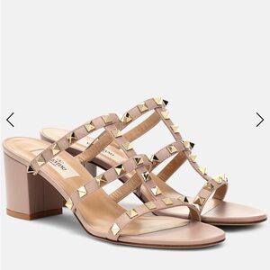 Valentino Garavani Rockstud leather sandals 60mm